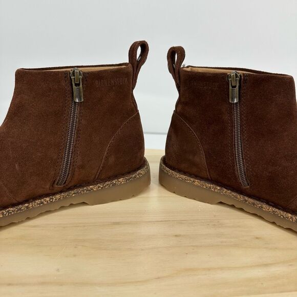 Birkenstock Melrose Suede Leather Size 37 US 6-6.5 Espresso Brown Comfort NEW - Picture 8 of 12
